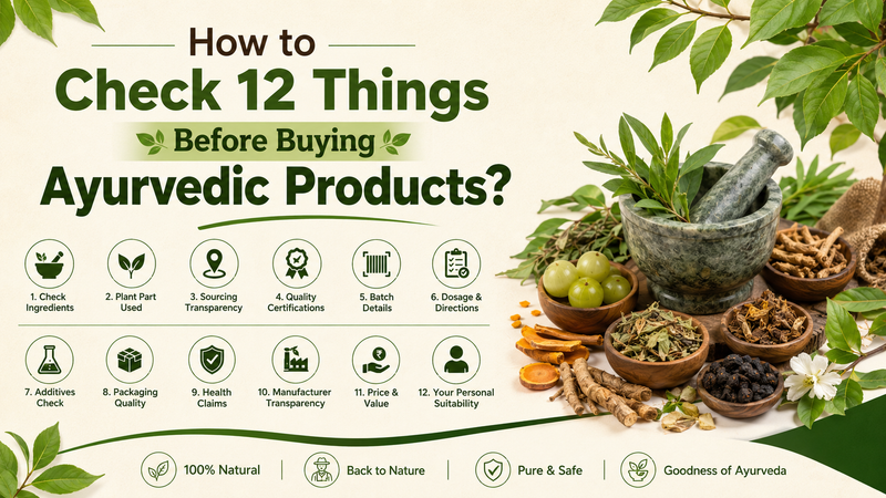 How to Check 12 Things Before Buying Ayurvedic Products?