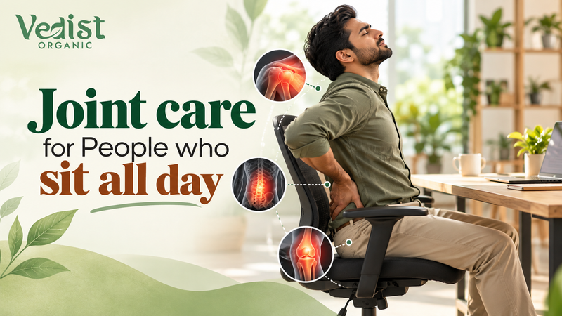 Joint care for People who sit all day
