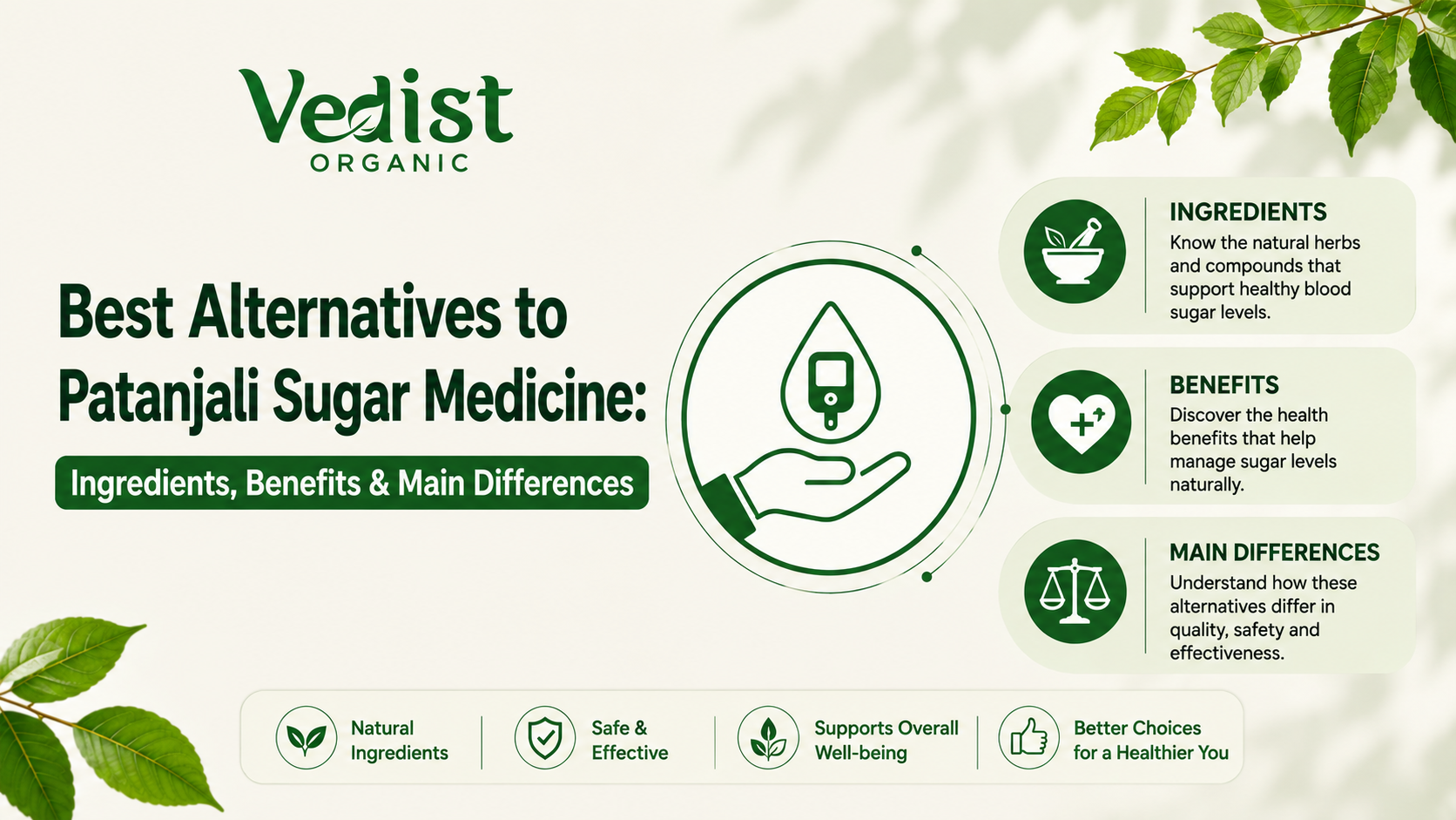 Best Alternatives to Patanjali Sugar Medicine: Ingredients, Benefits & Main Differences