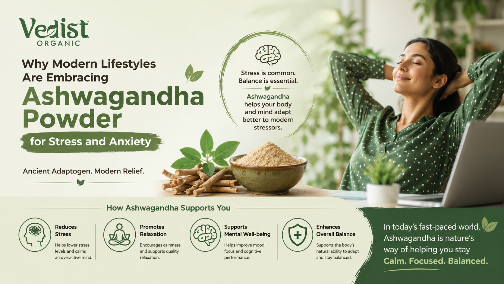 Why Modern Lifestyles Are Embracing Ashwagandha Powder for Stress and Anxiety