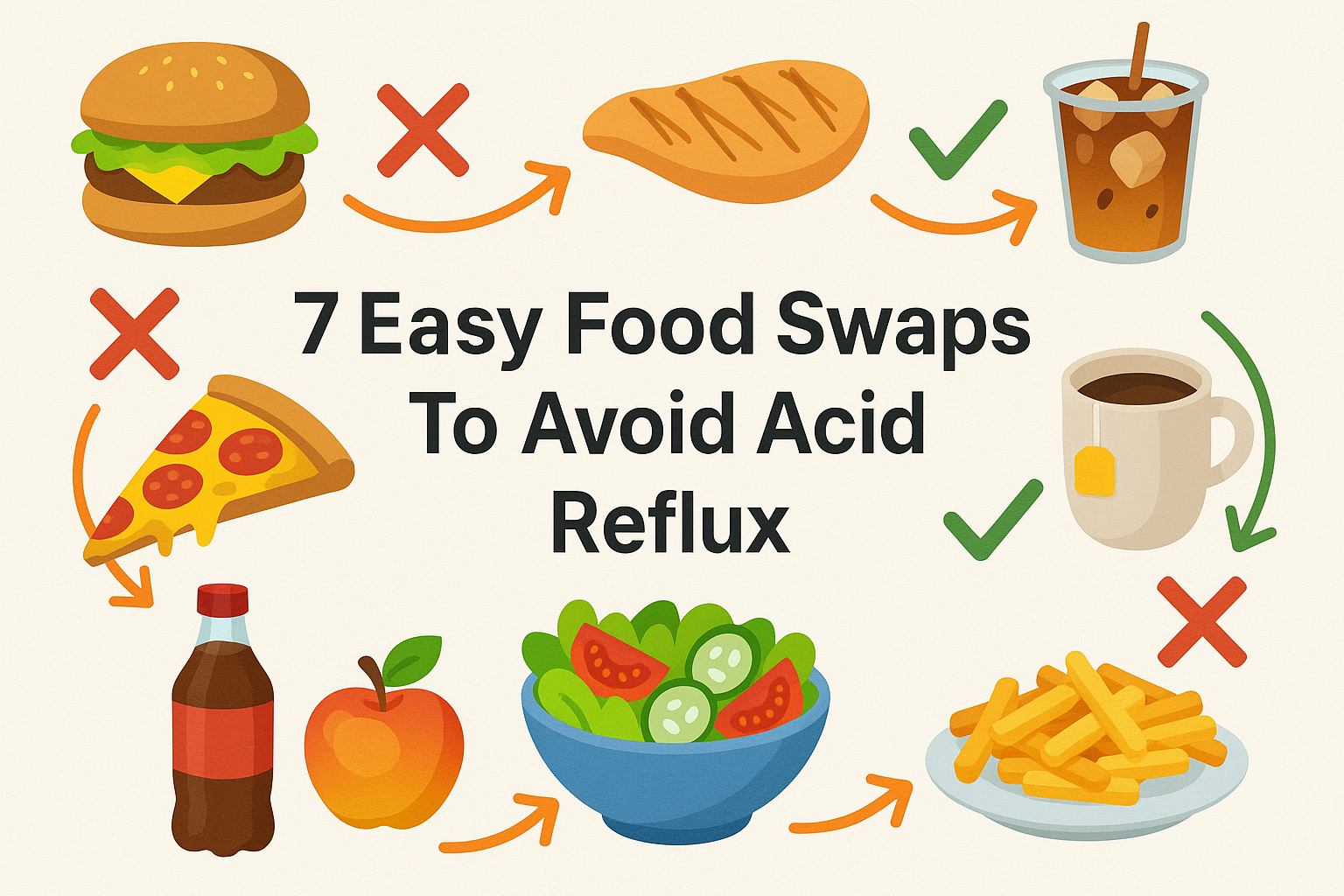 Easy Food Swaps To Avoid Acid Reflux
