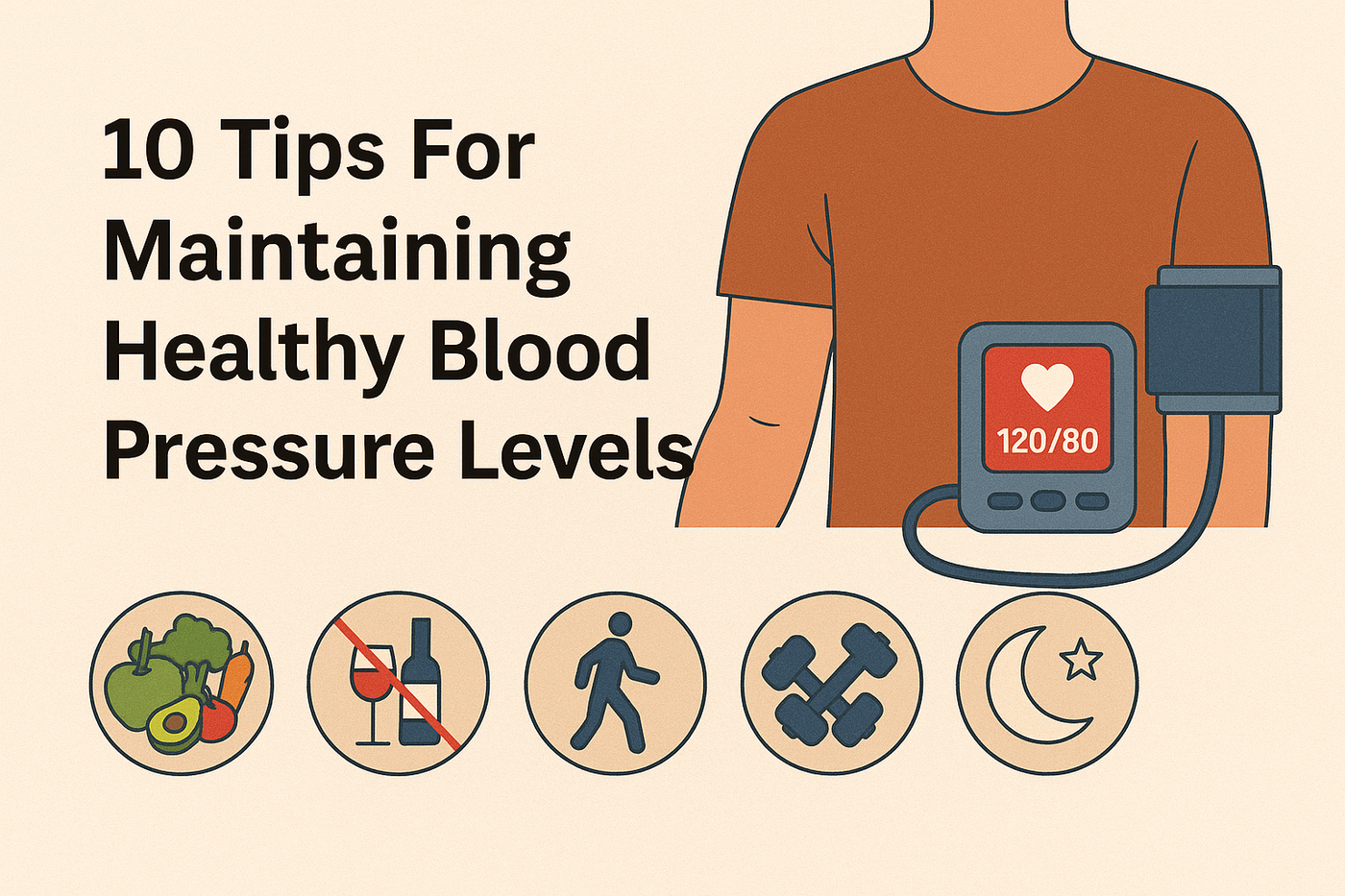 10 Tips For Maintaining Healthy Blood Pressure Levels