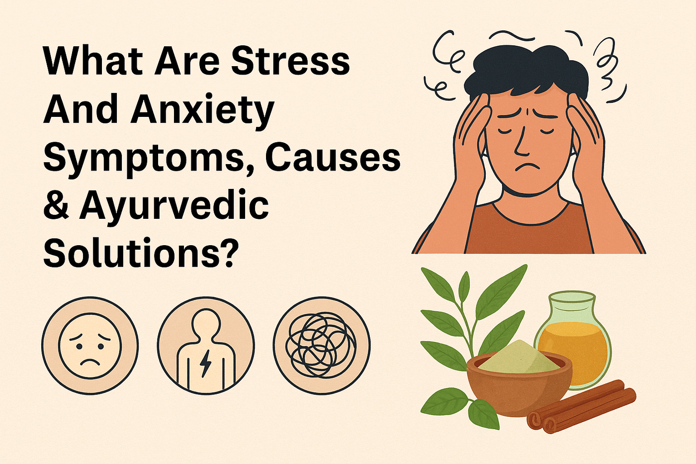 What Are Stress And Anxiety Symptoms, Causes & Ayurvedic Solutions?